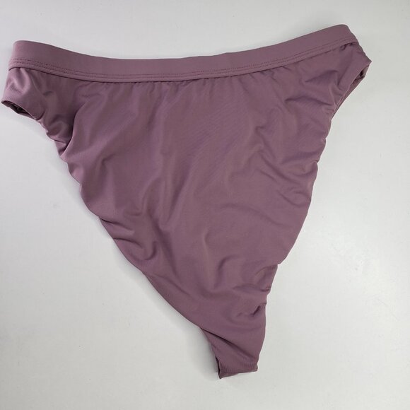 Lulus Feeling Beach-y‎ Dusty Purple Bikini Bottom M High Waist - Picture 7 of 10